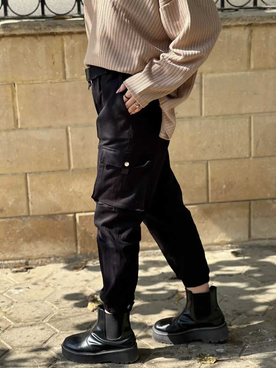 Black baggy pants  1