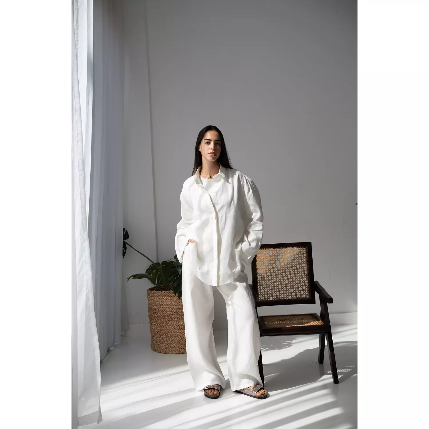 White linen set  3