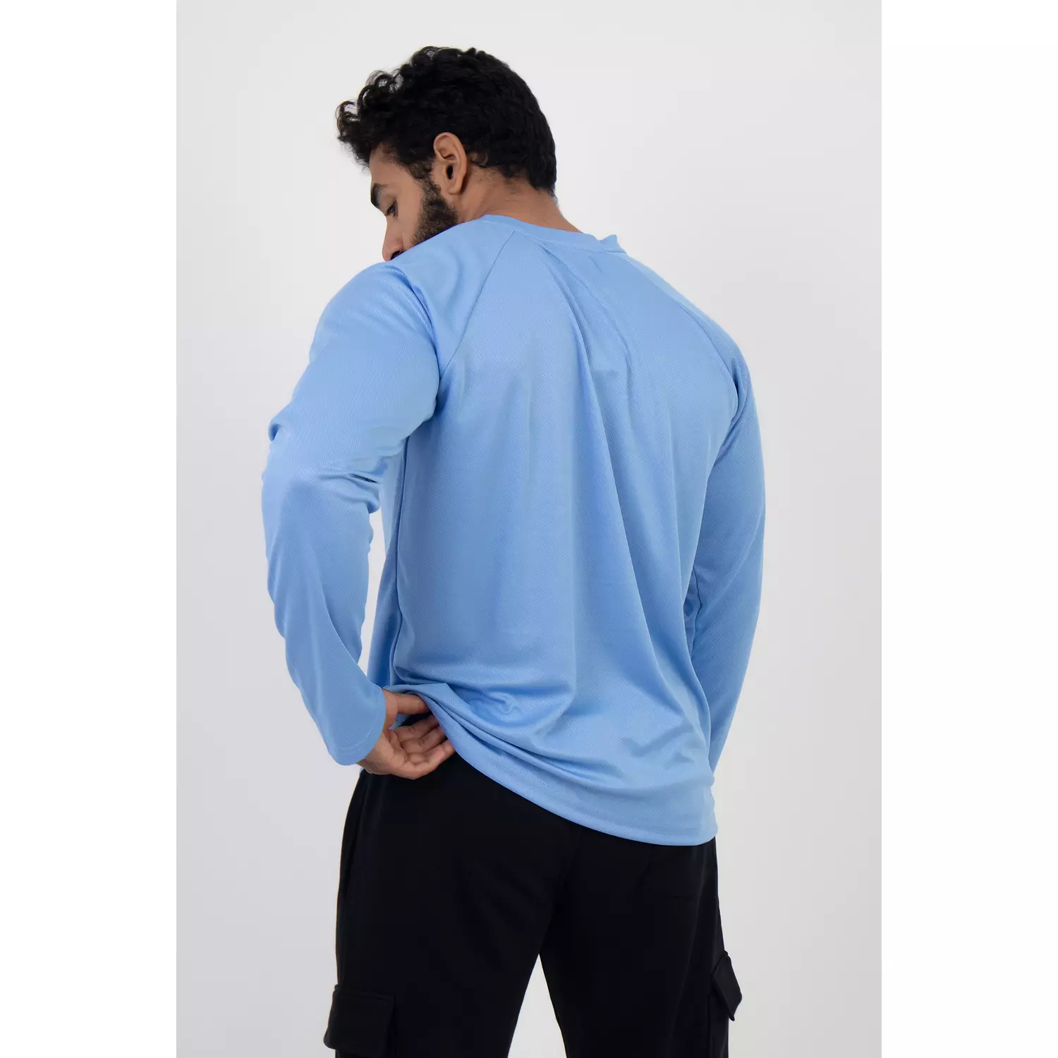 Blue Long Sleeve T-Shirt 1