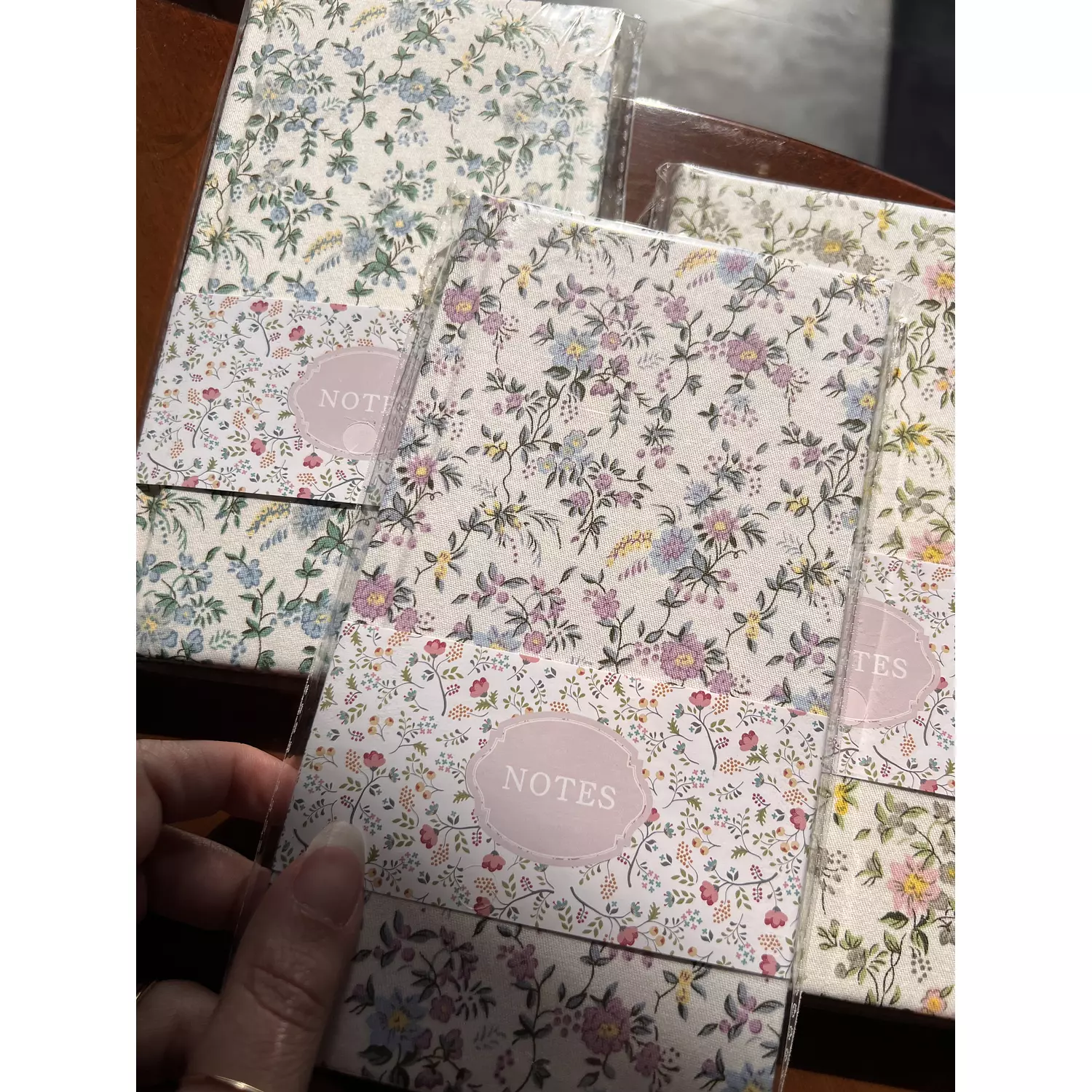 Floral Fabric Travel Journal 6