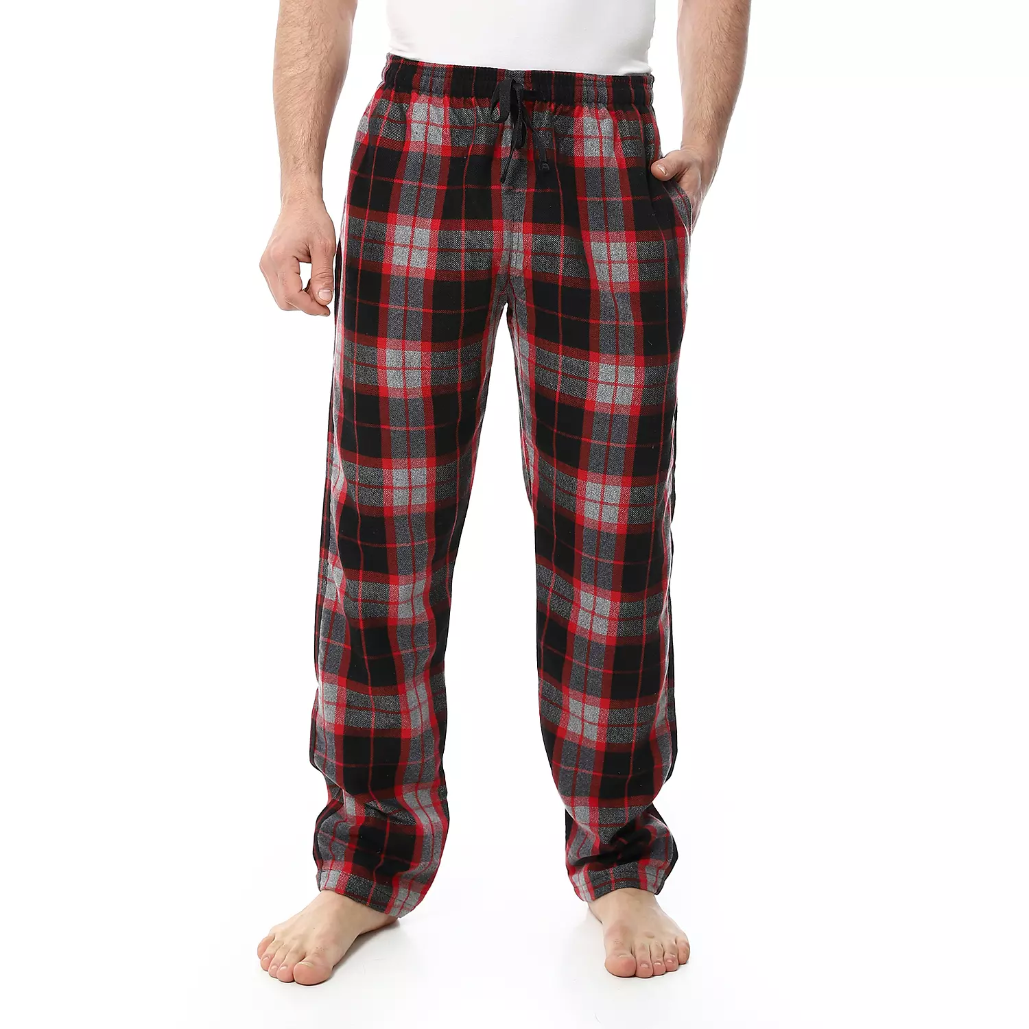 Shorto Winter Check Pants - Black * Grey - 4045 hover image