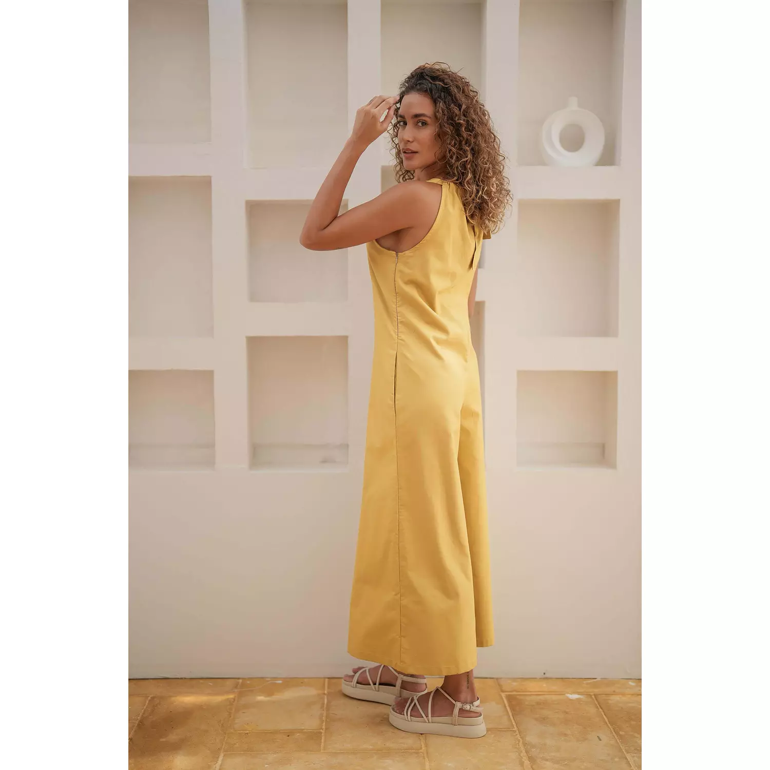 Never Better Jumpsuit Mustard 4