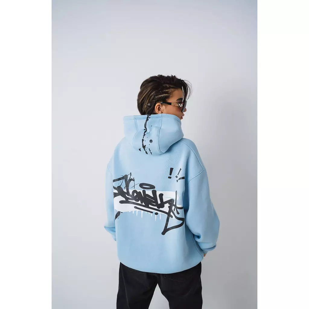 BABY BLUE HOODIE