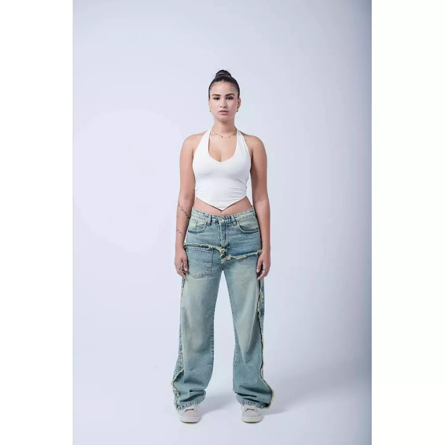 Groovy Olive Jeans hover image