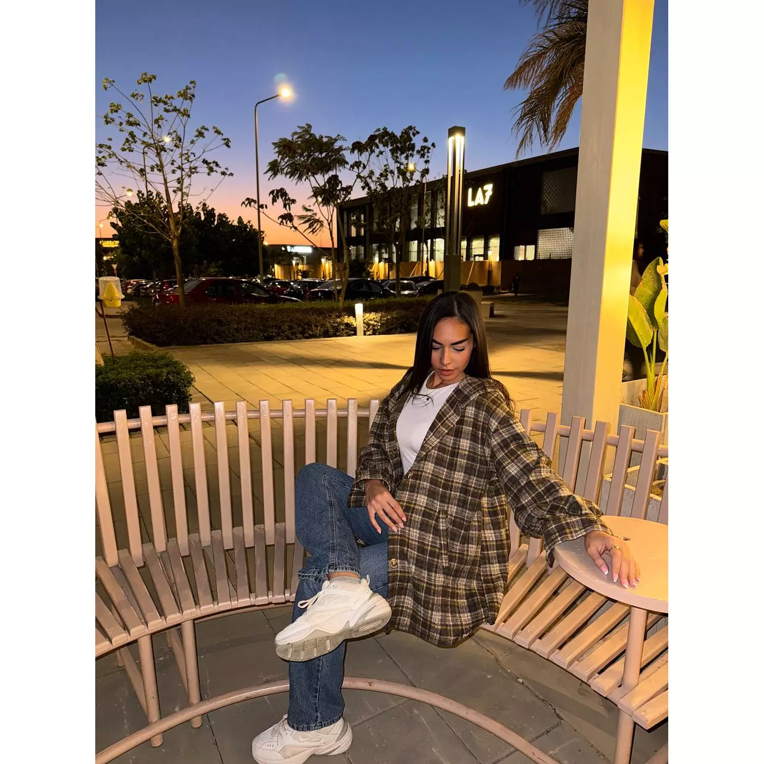 Wool plaid oversized shirt  2