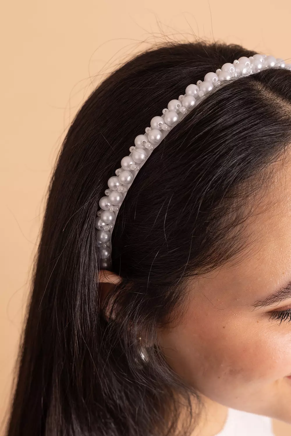 The Beaded Headpiece in White-2nd-img