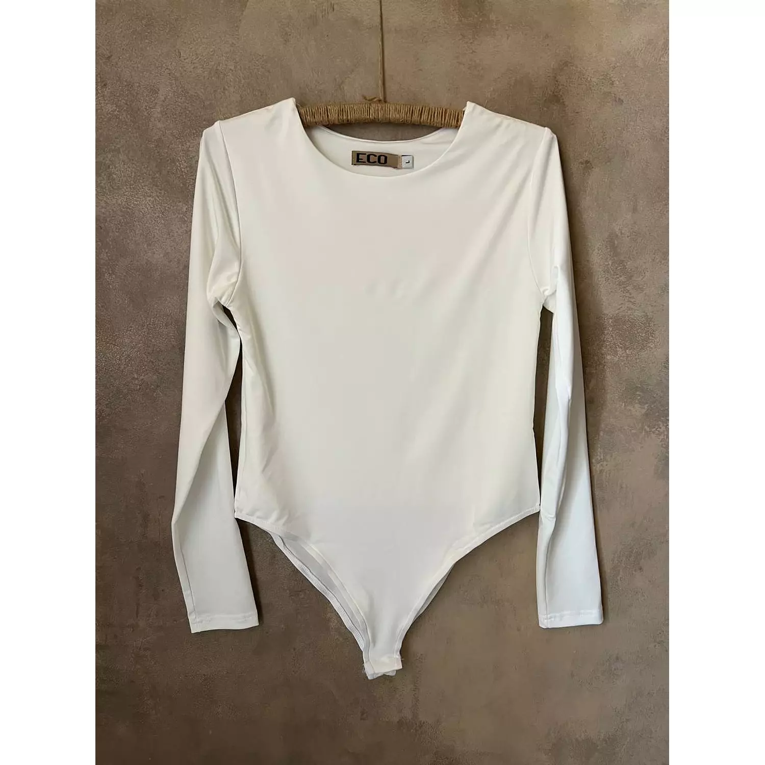 Crew Neck Long Sleeves Bodysuit-2nd-img