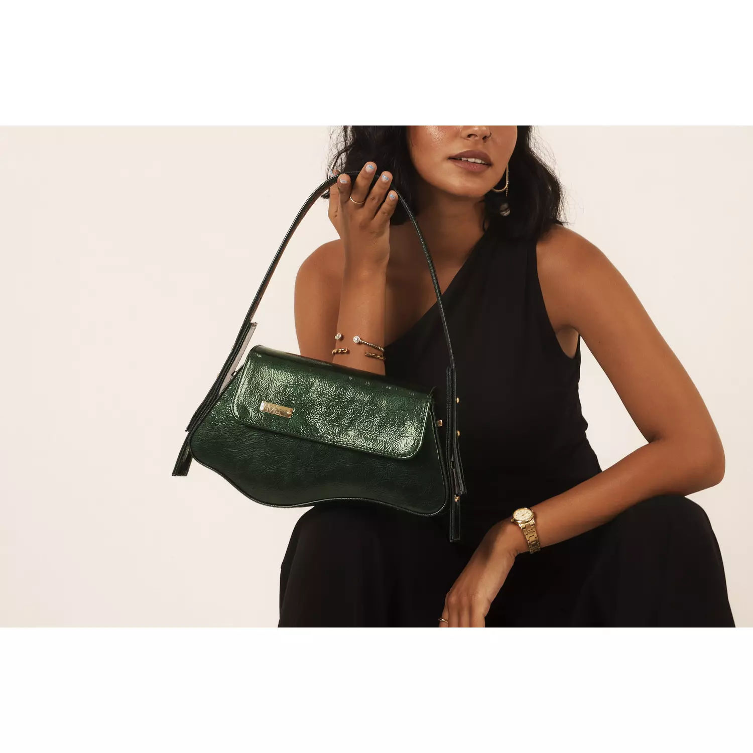 Etharia Bag in Royal green 3