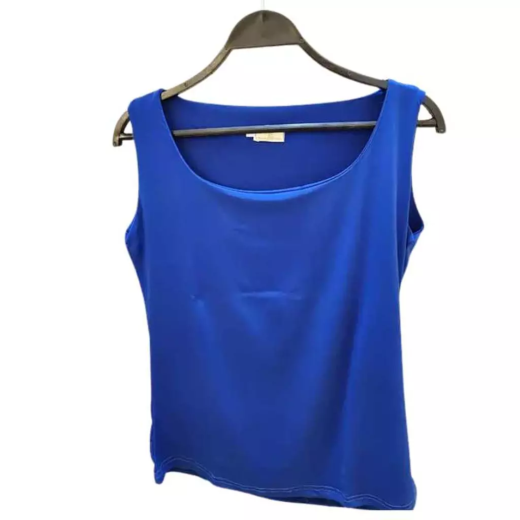 Basic Sleeveless Lycra Undershirt - Blue