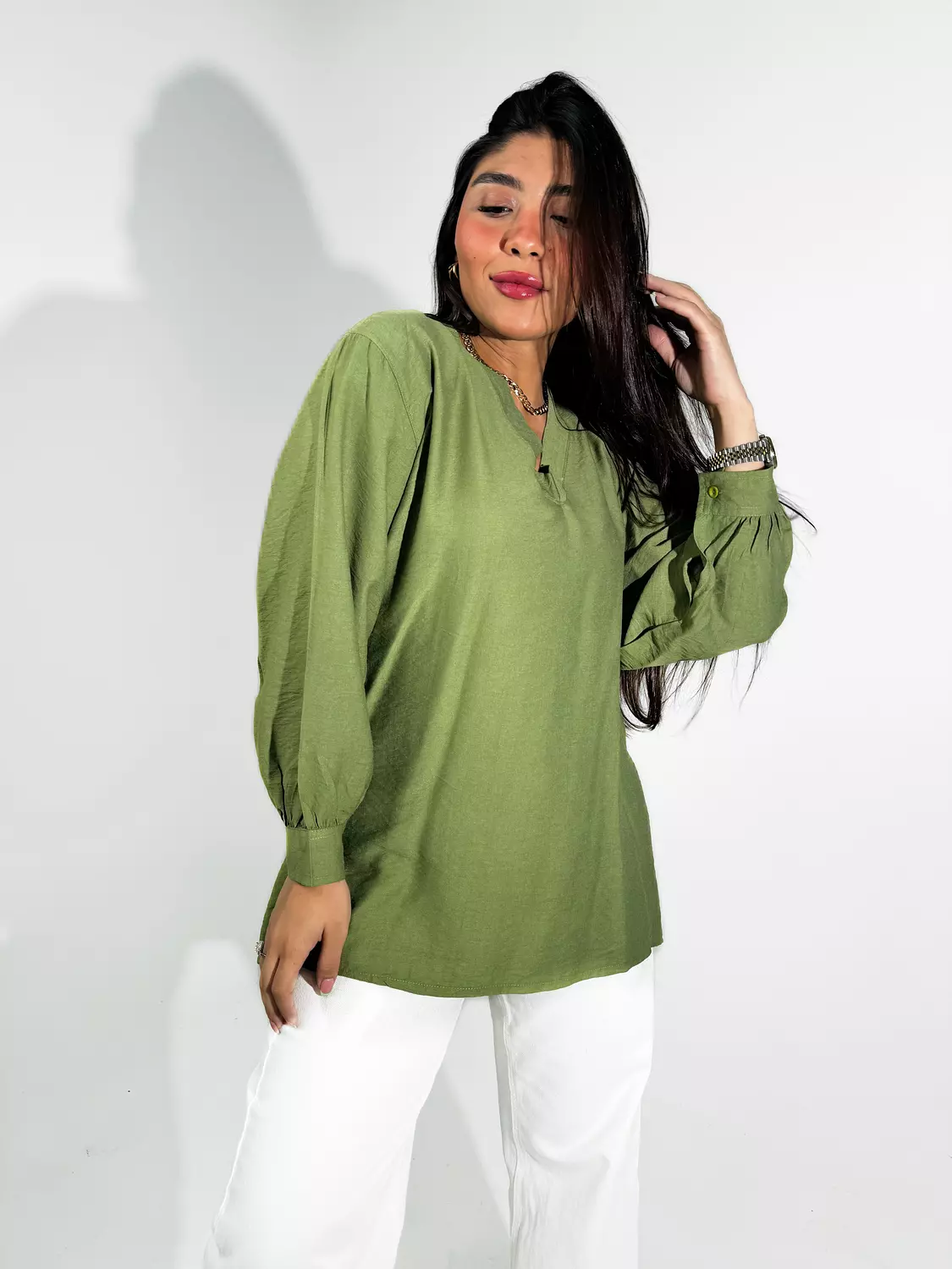 V Neck Blouse 15