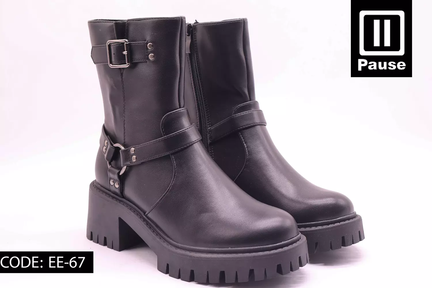 EE-67 HEELED HALF BOOTS  1