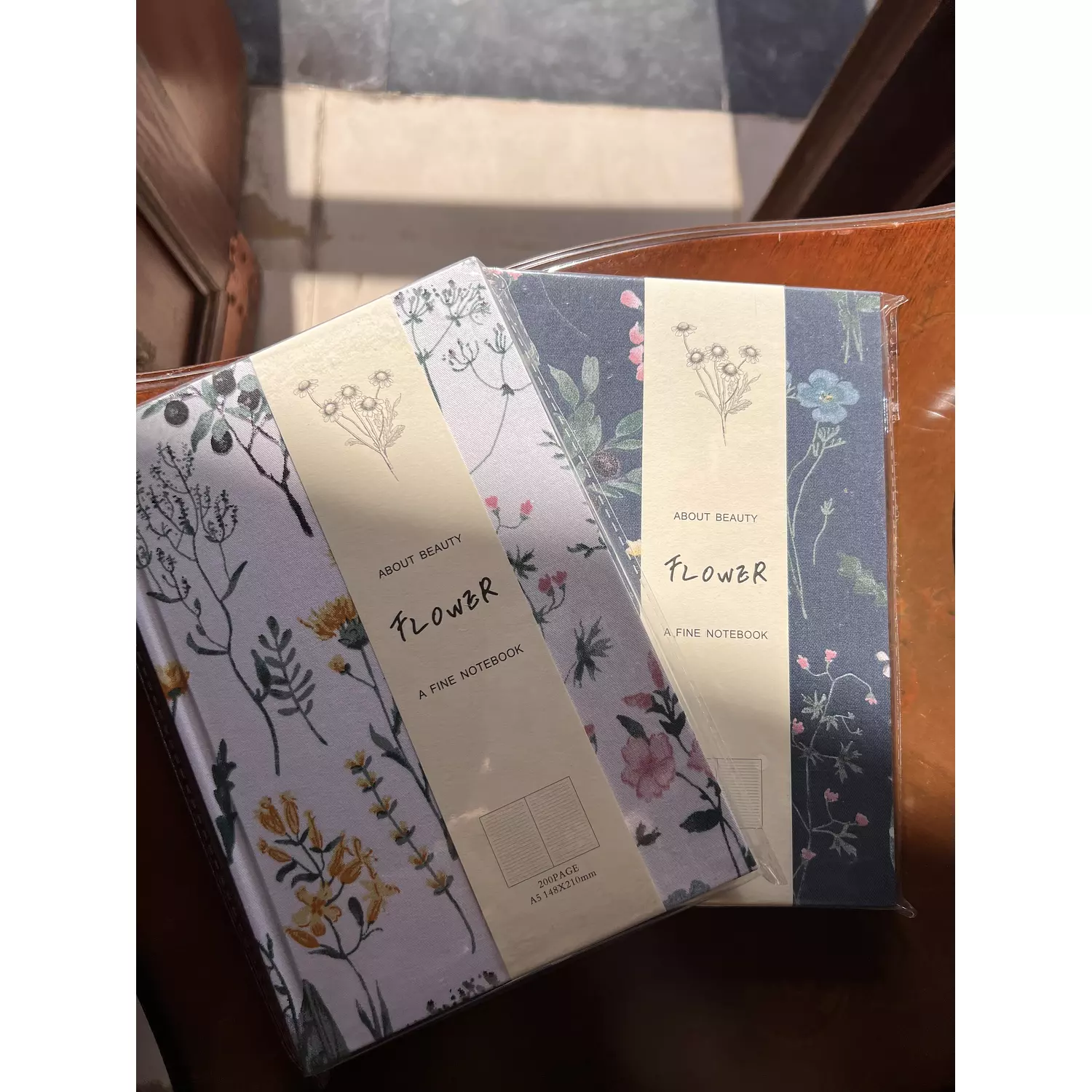 A5 Lined Paper Floral Journals 1