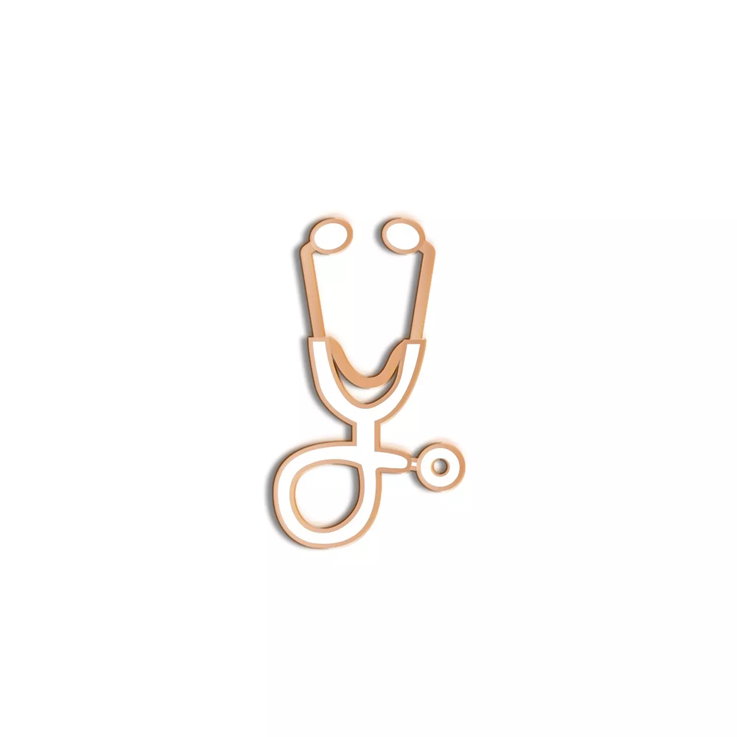  Mini Stethoscope 🩺 gold & white   hover image