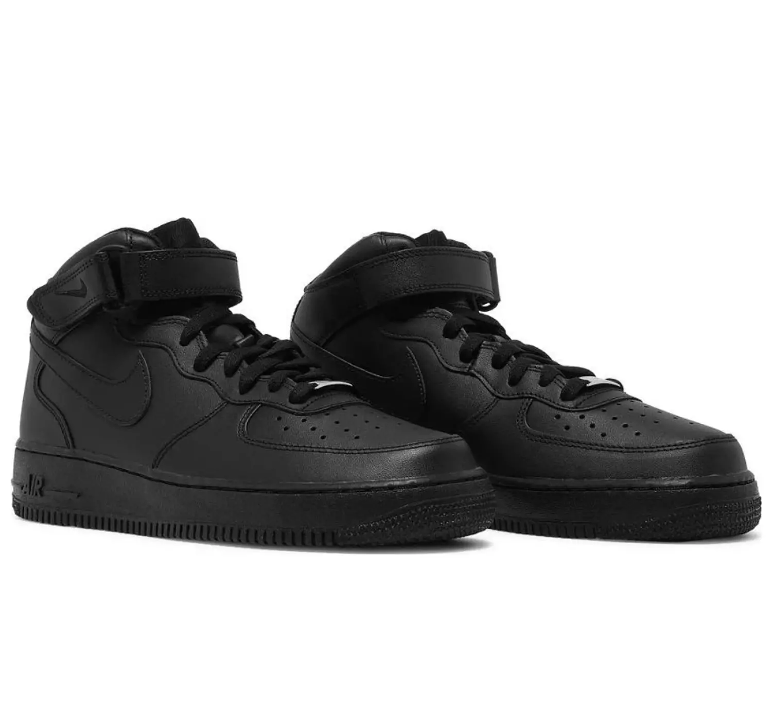 Air Force 1 Mid "black” 5