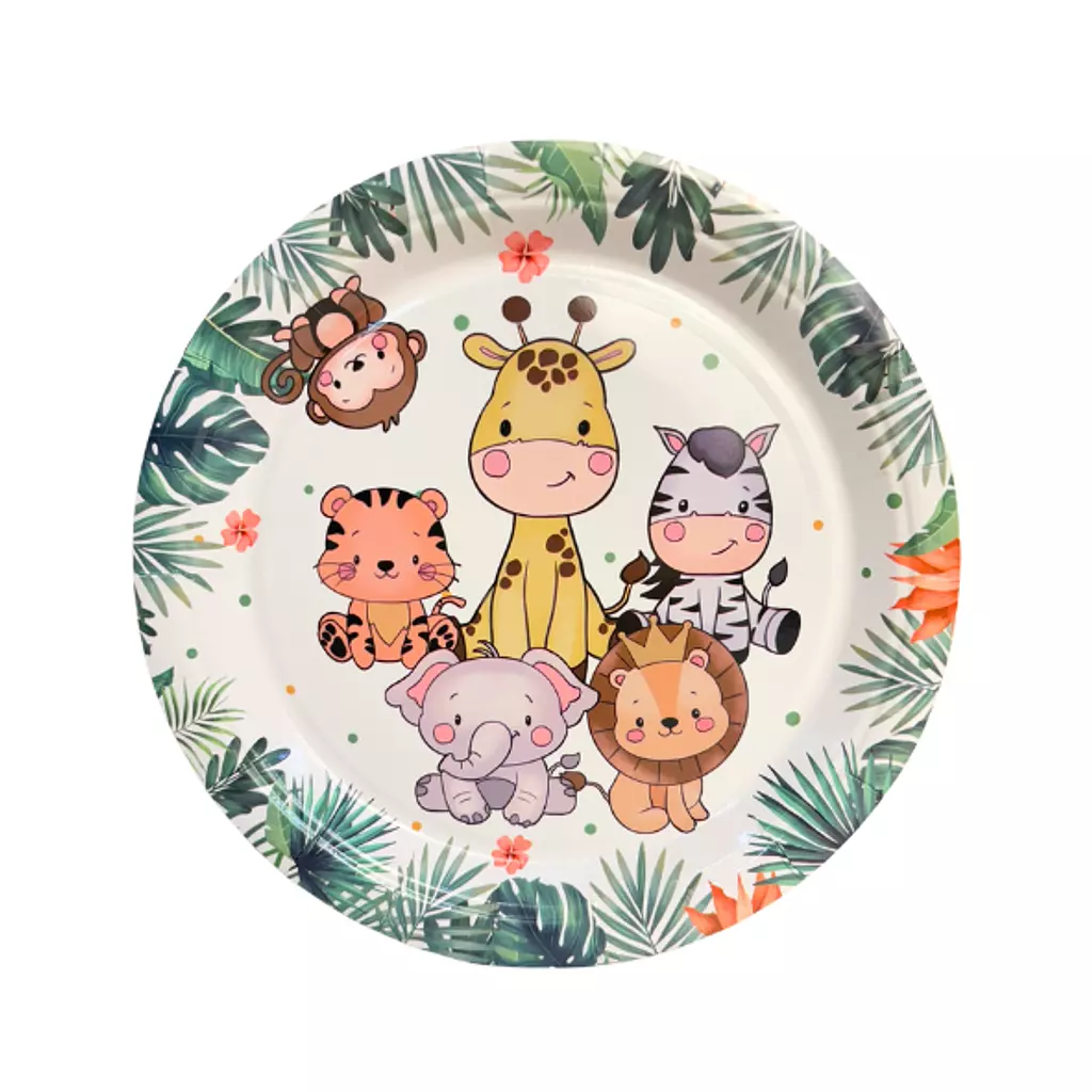 Animals Paper Plates