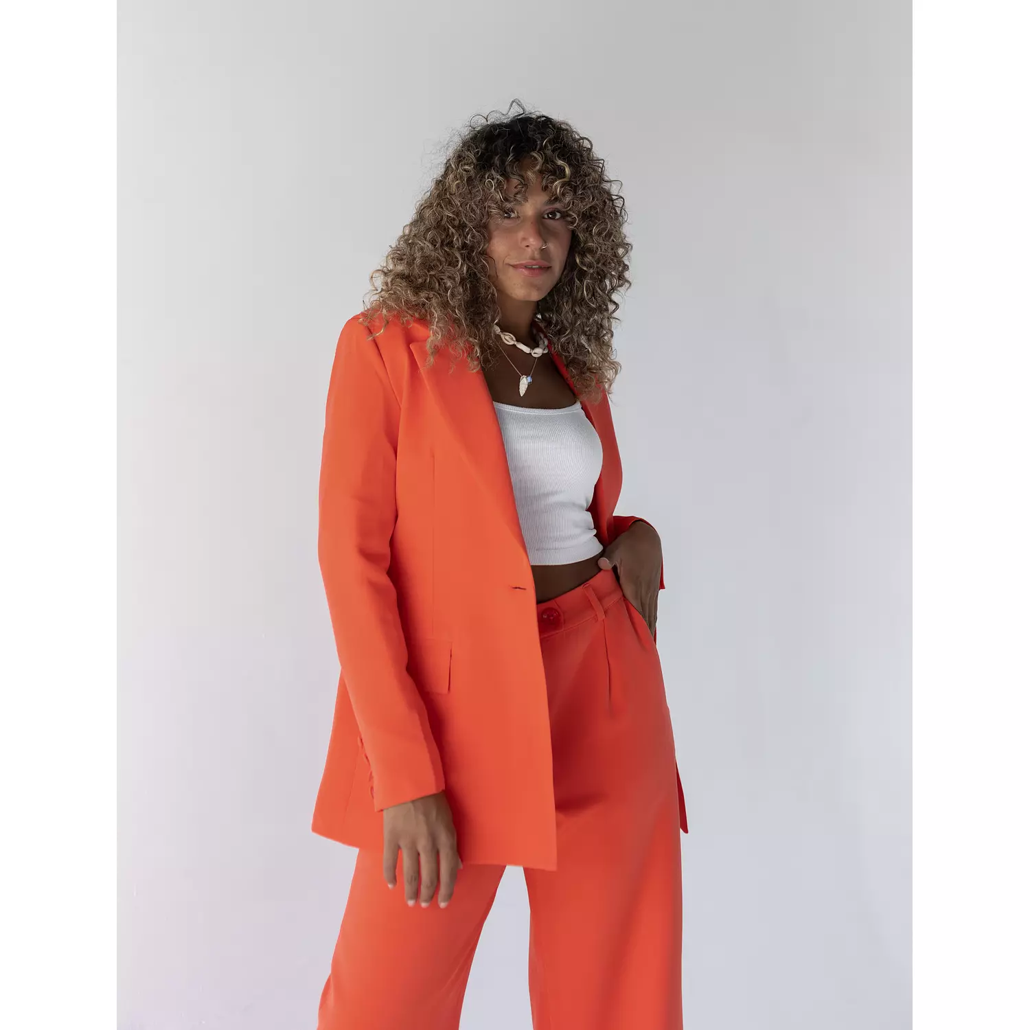 Tangerine Blazer 4