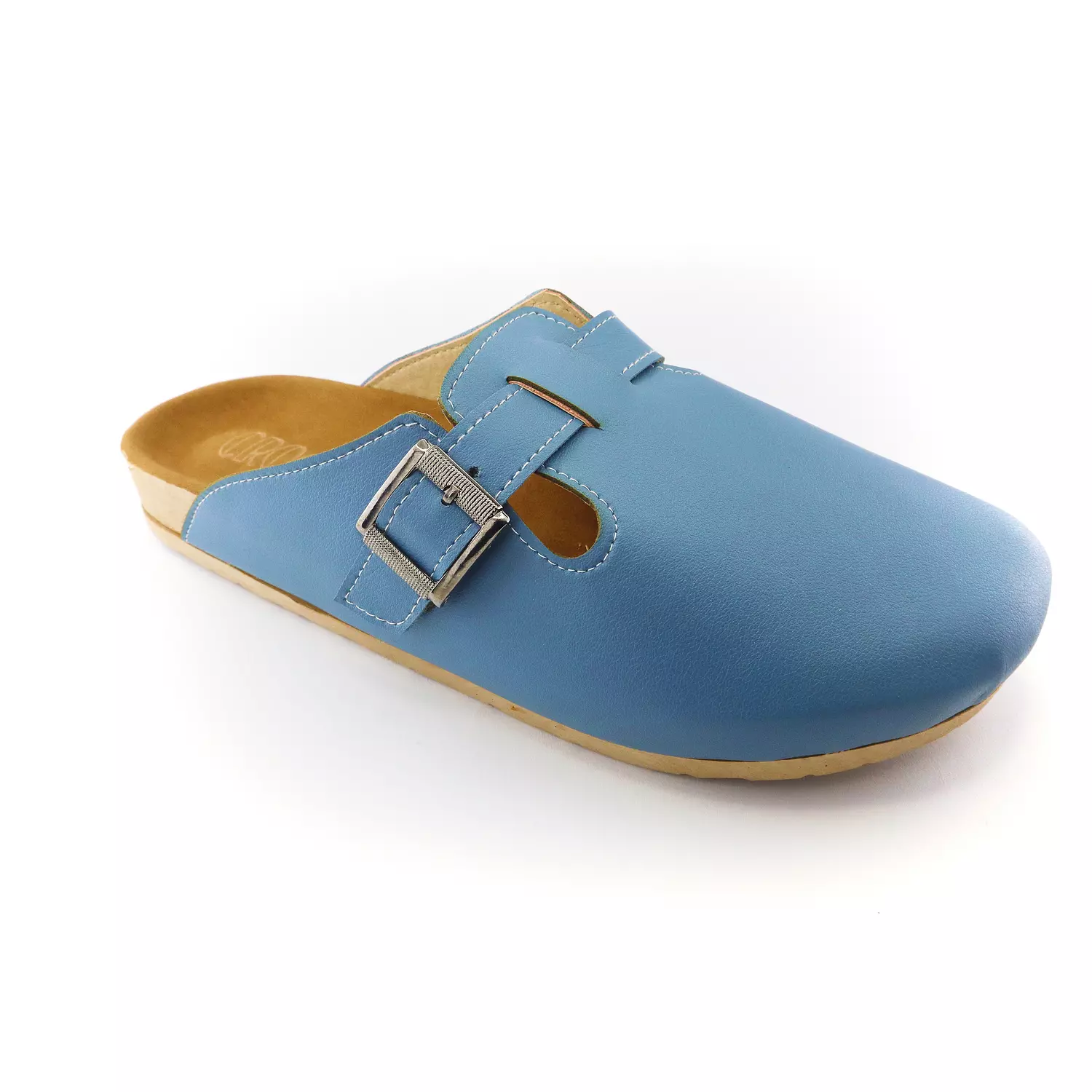 Leather Clogs - Jeans color 3