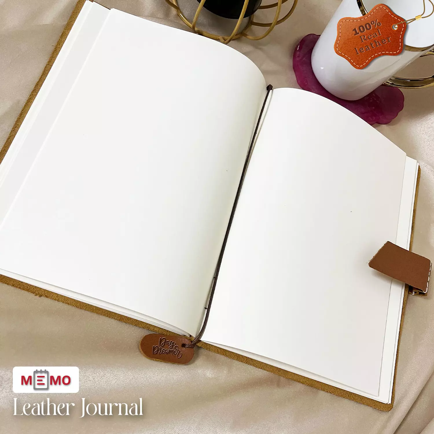 Memo Leather Journal (Real leather) 44