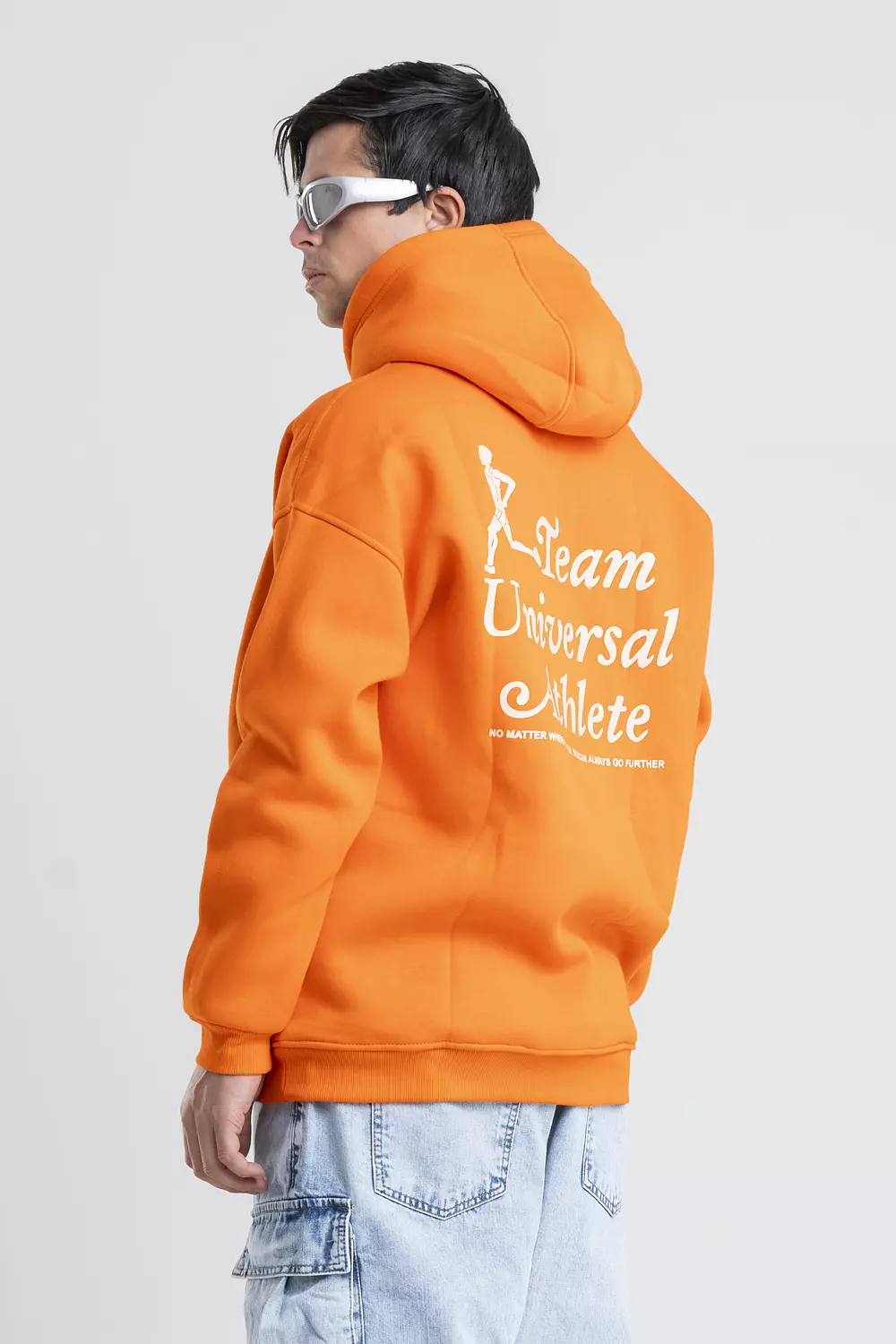 Oversized Printed Back & Front Hoodie hover image