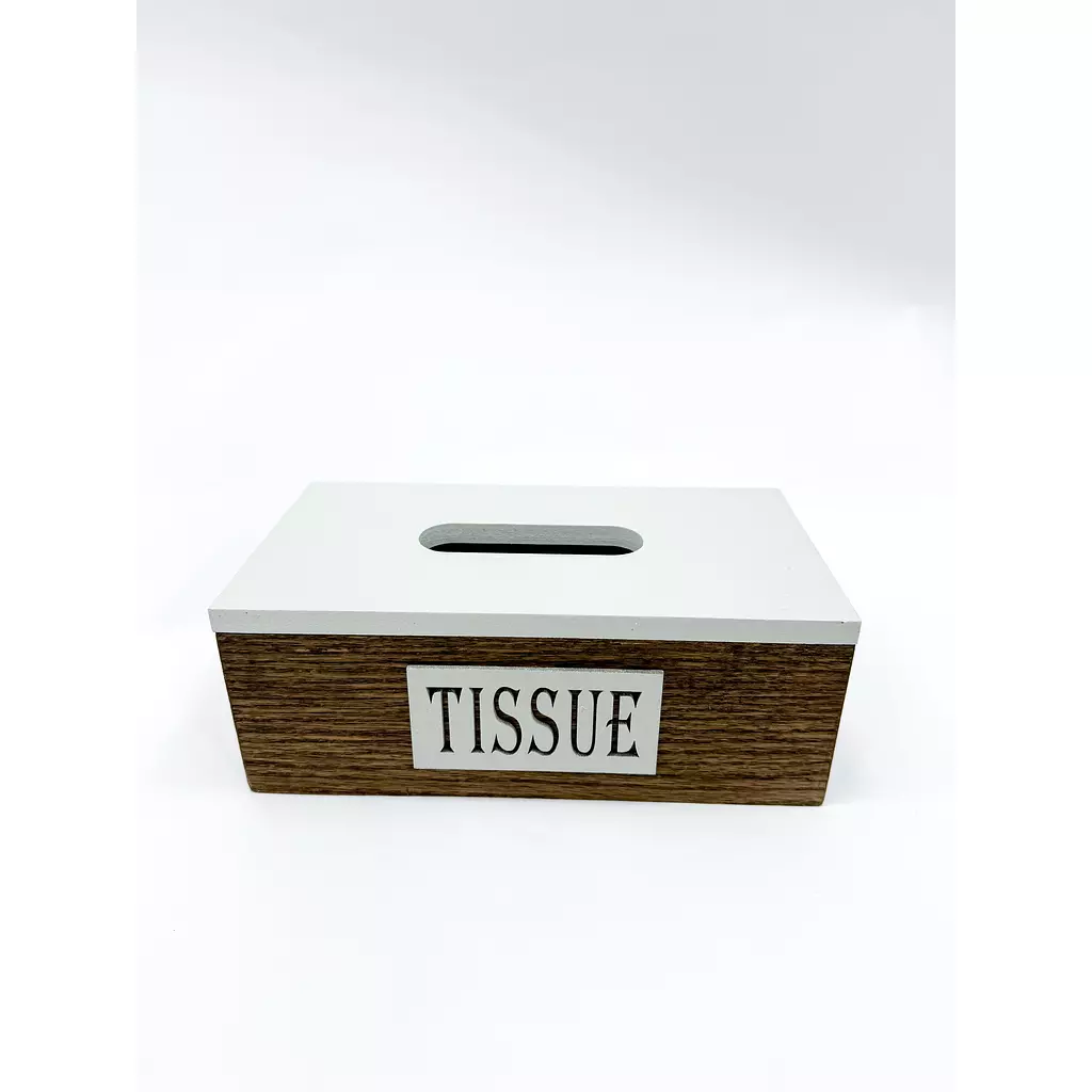 wood tissue box *2