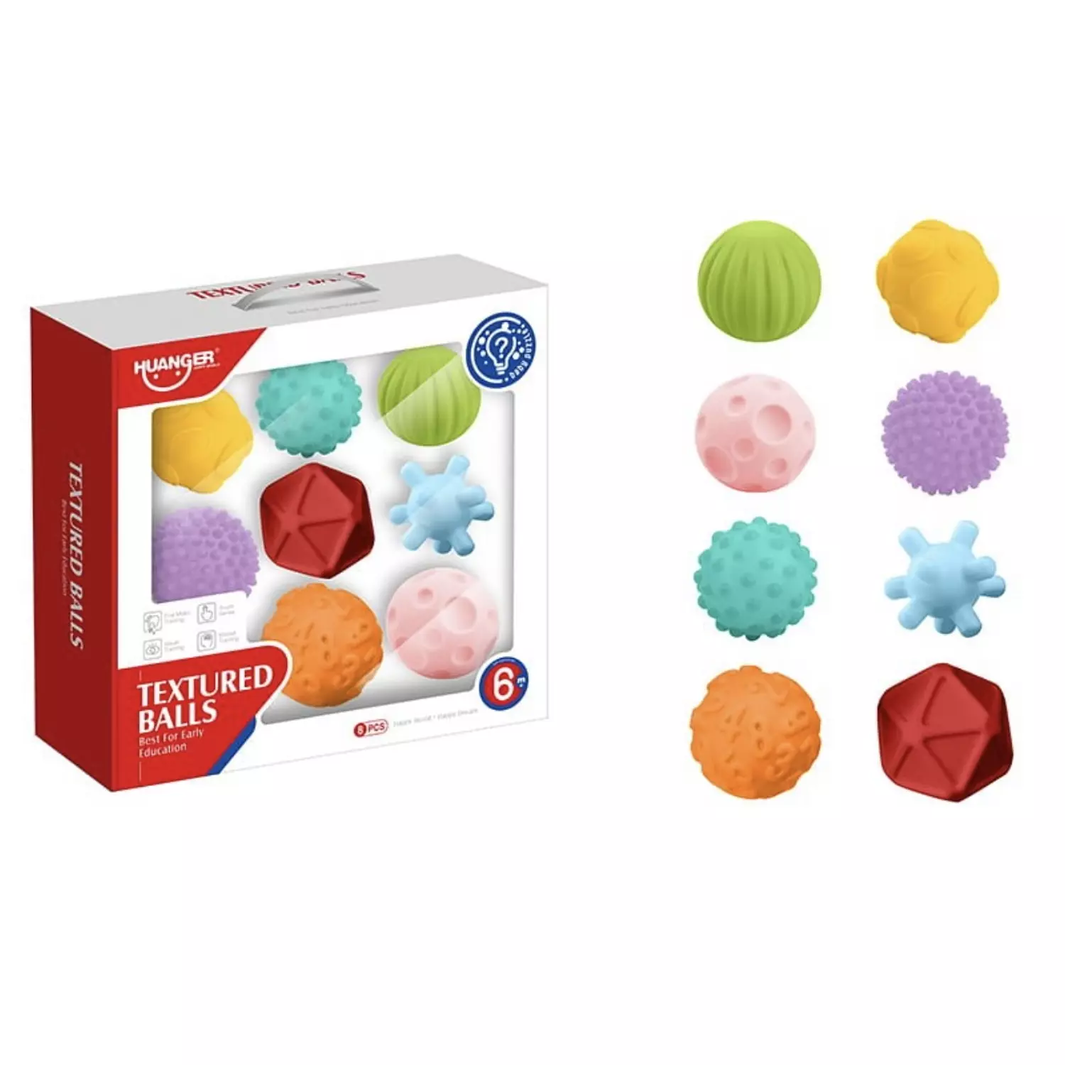 Textured Balls 8 Balls 2