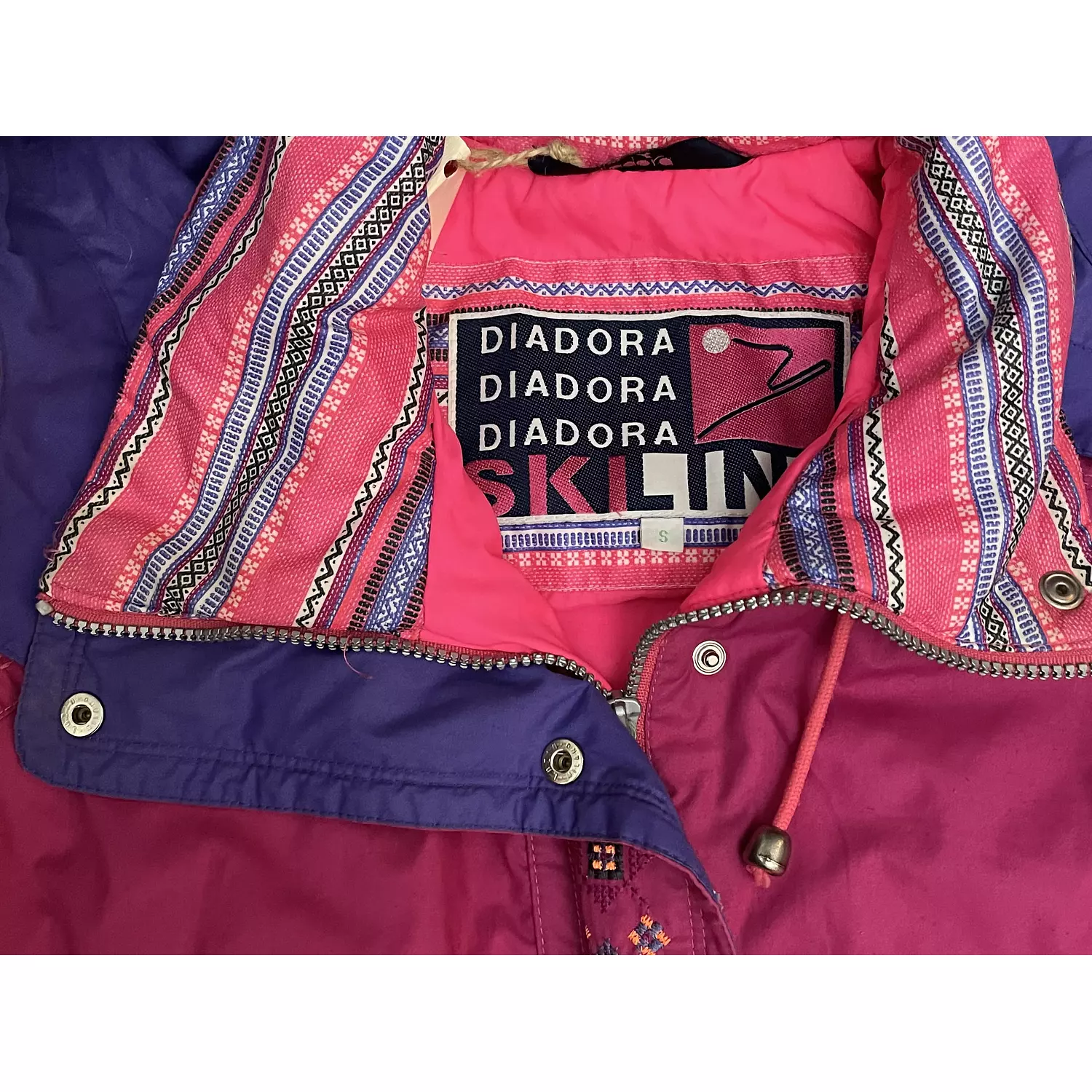 Pink Diadora ski jacket 1