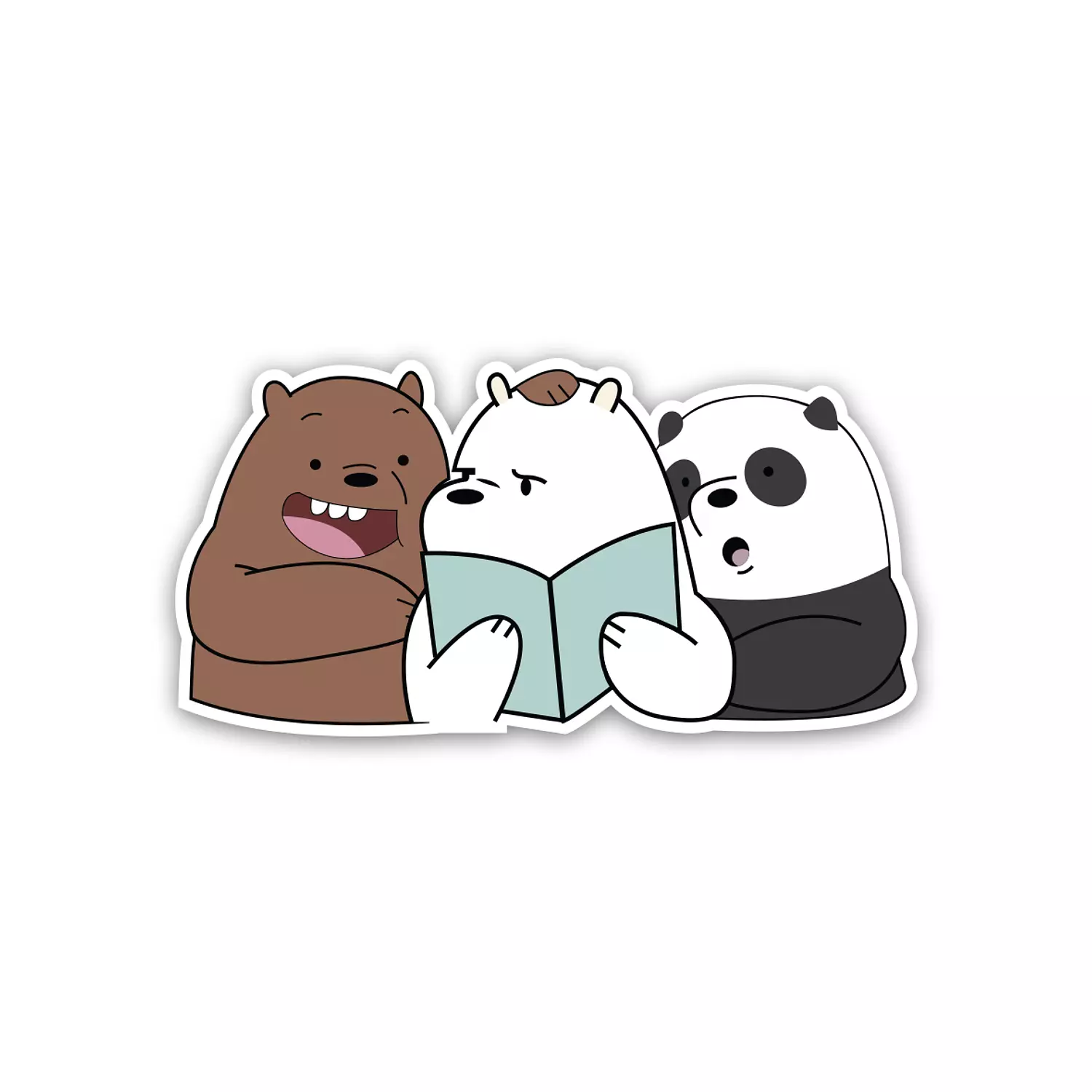 we bare bears reading - الدببة الثلاثة hover image