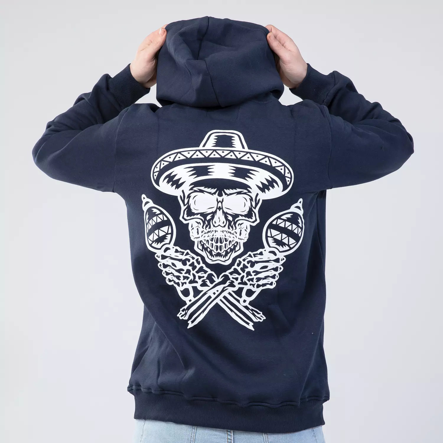 Hoodie With Print Front  and Back-2nd-img