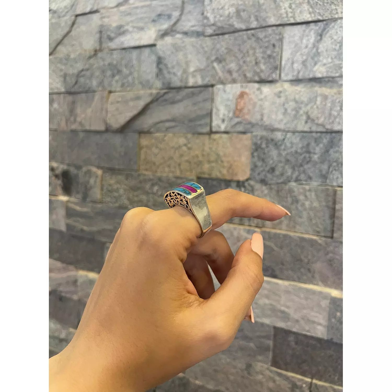 perfect matched stone ring 1