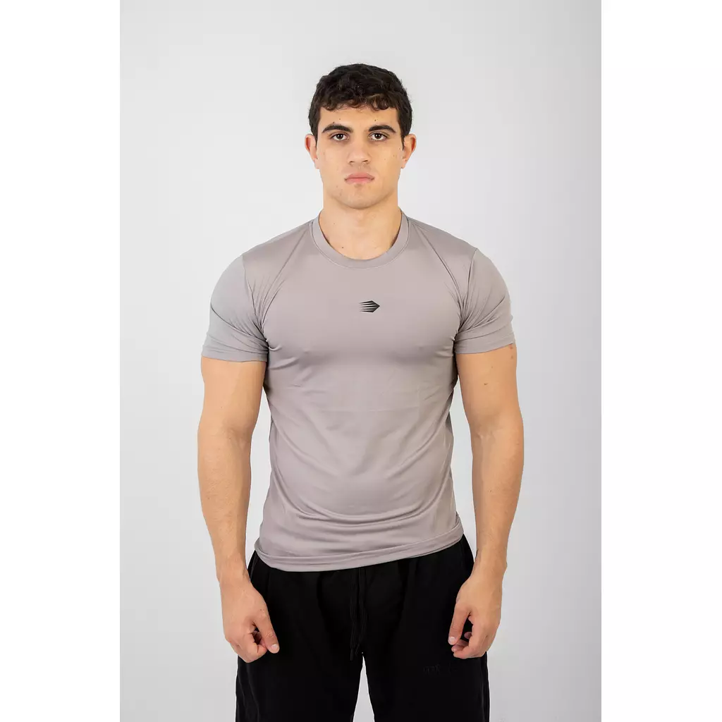 Short Sleeve compression Grey    