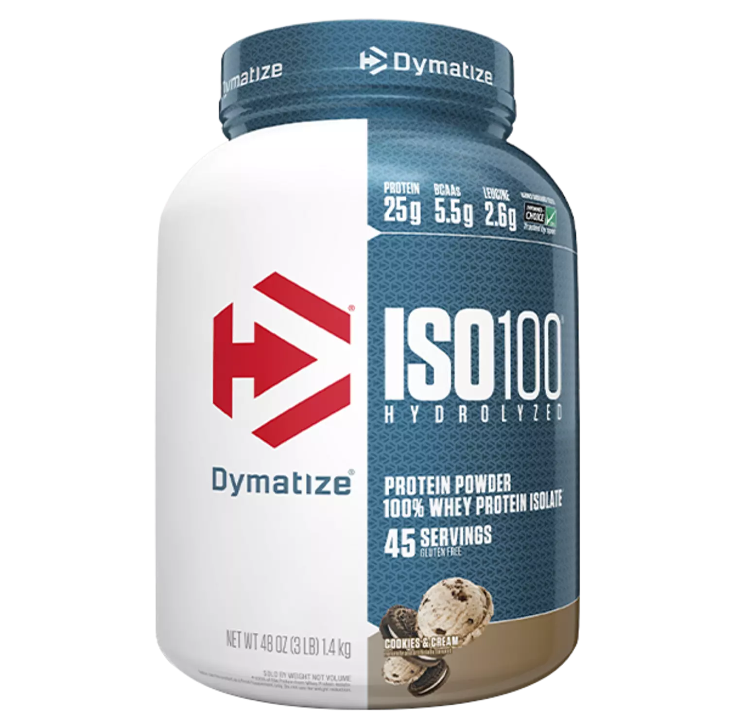 Dymatize ISO100 1.5KG 45-SERV hover image