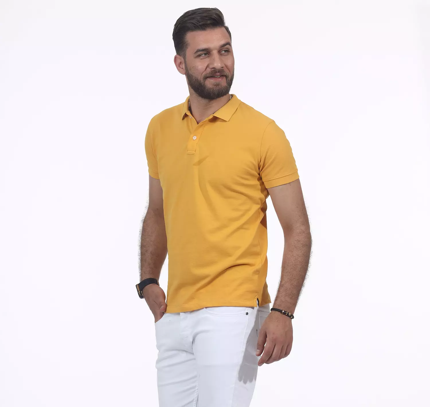 Slim Fit Polo Basic T-Shirt 4