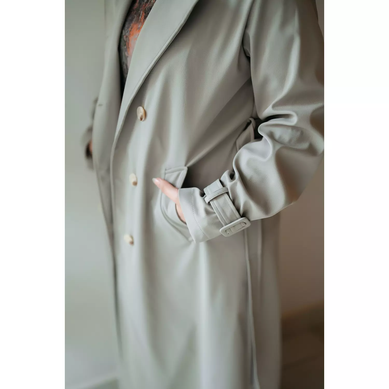  6-Buttons Long Trench Coat 30