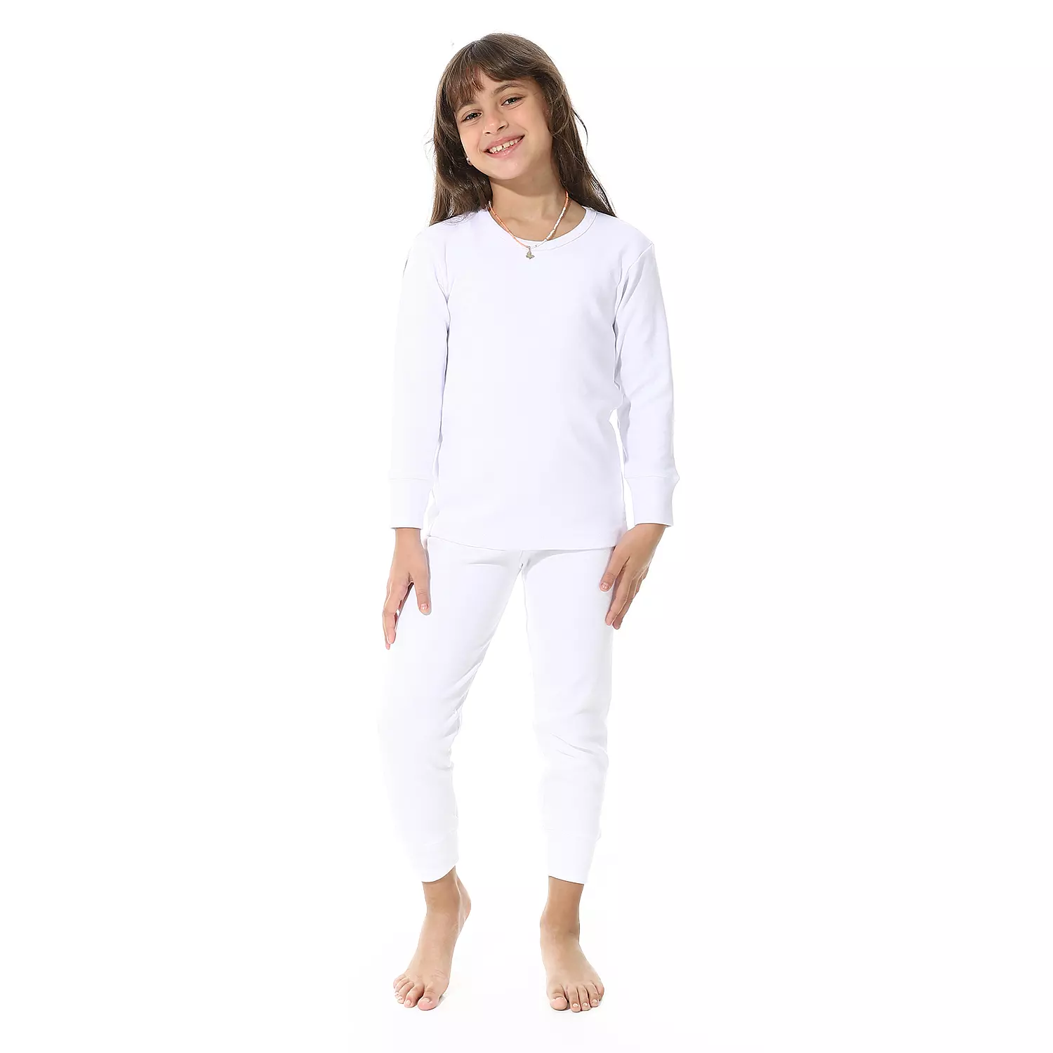 Kids Thermal Set - White hover image