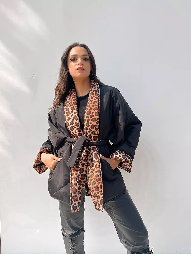 Leopard Double Faced Jacket 