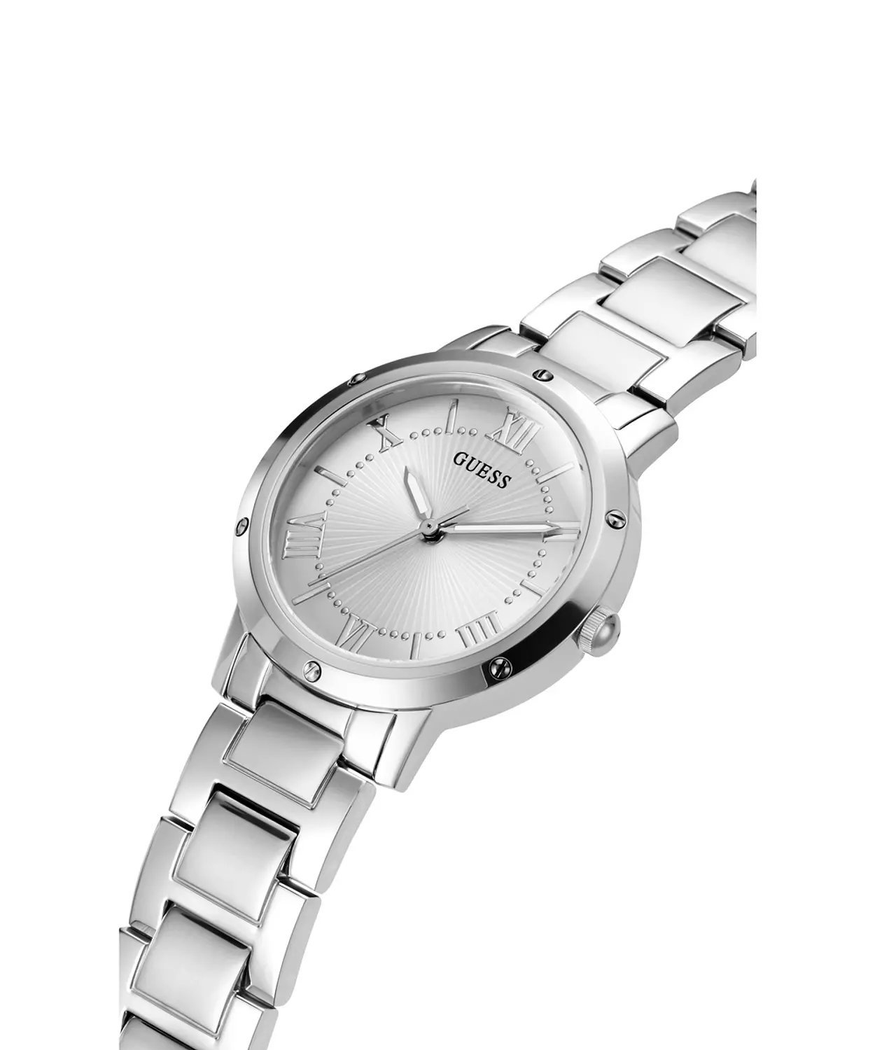 GUESS GW0404L1 ANALOG WATCH  For Women Silver Stainless Steel Polished Bracelet  7