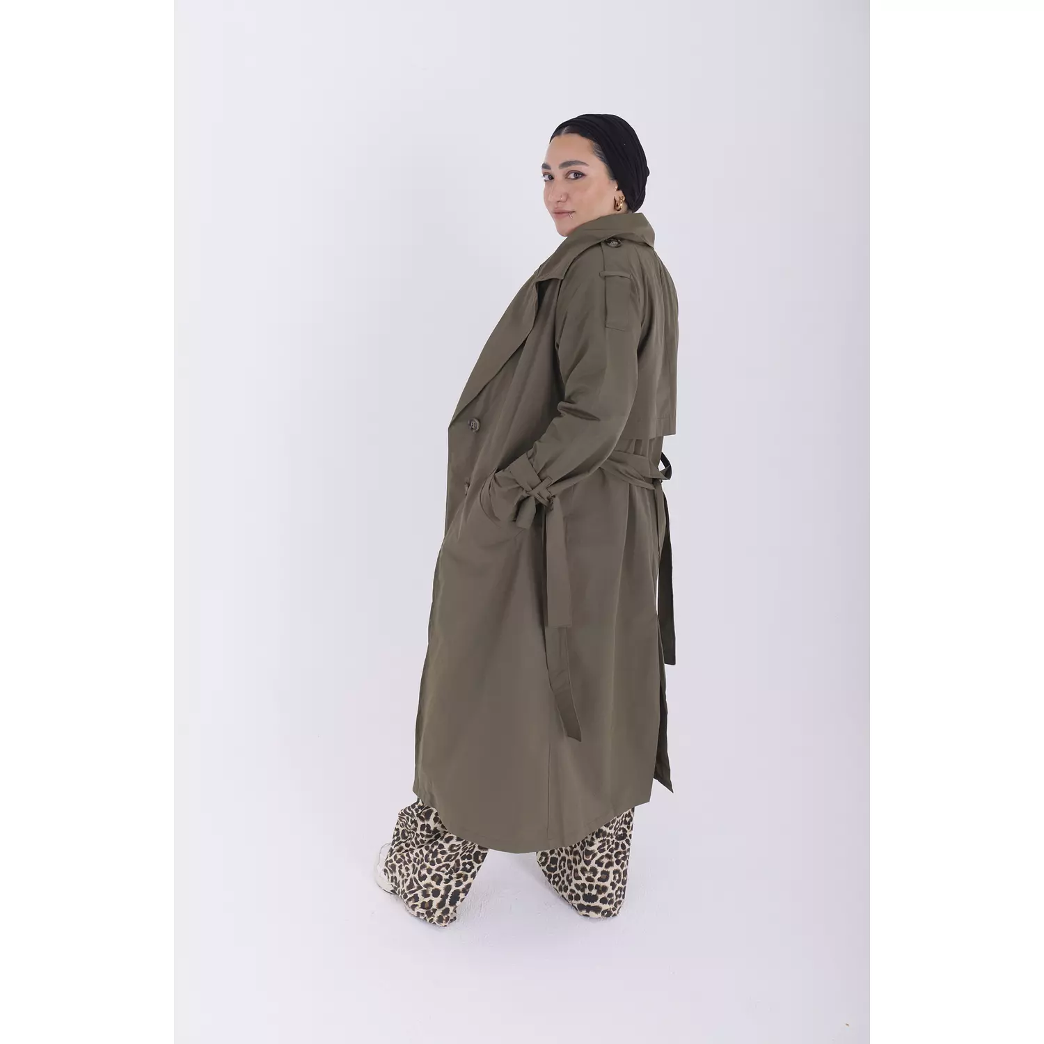 Trench coat - Olive  2