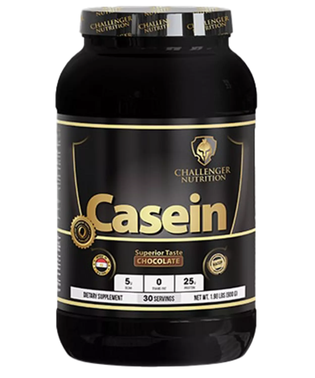 Challenger Nutrition Casein - Chocolate - 900 Gram (30 Servings) hover image