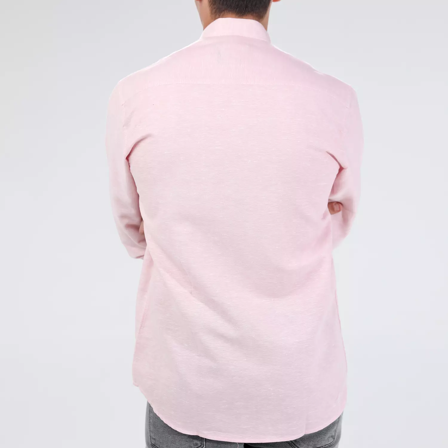 Linen Plain Shirt long Sleeve 3