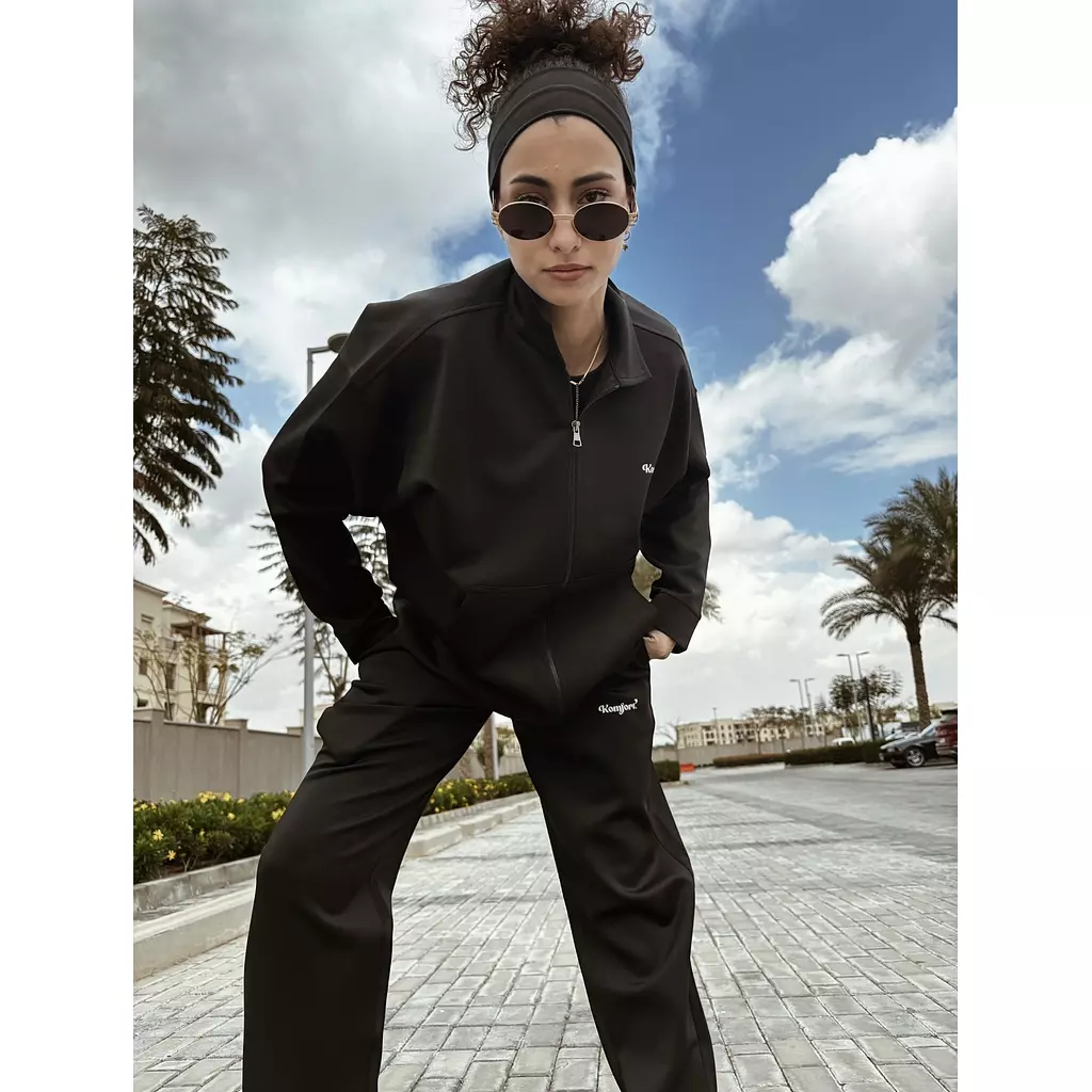 Komfort black tracksuit 