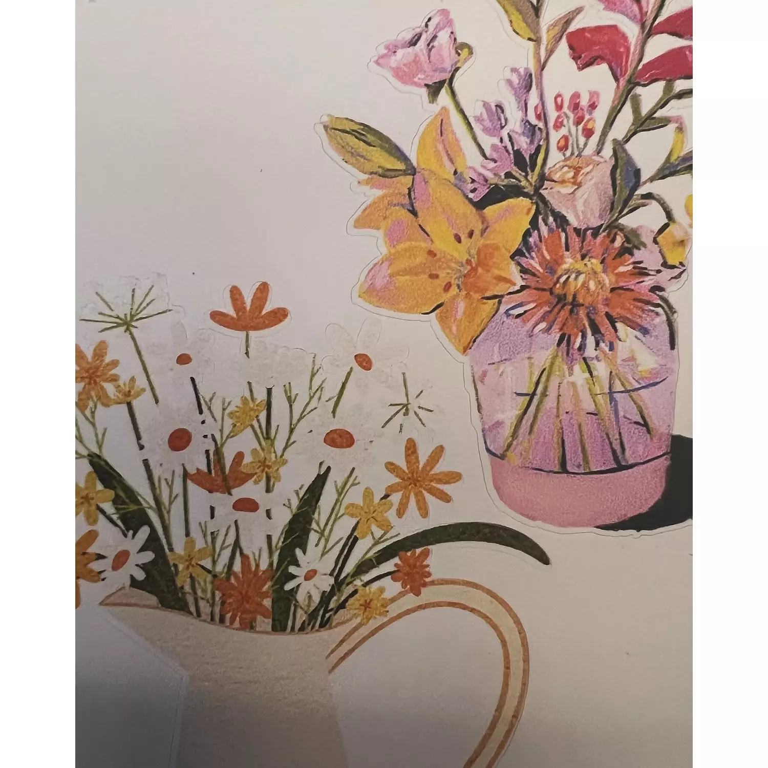 Flower Vases Stickers Pack 5