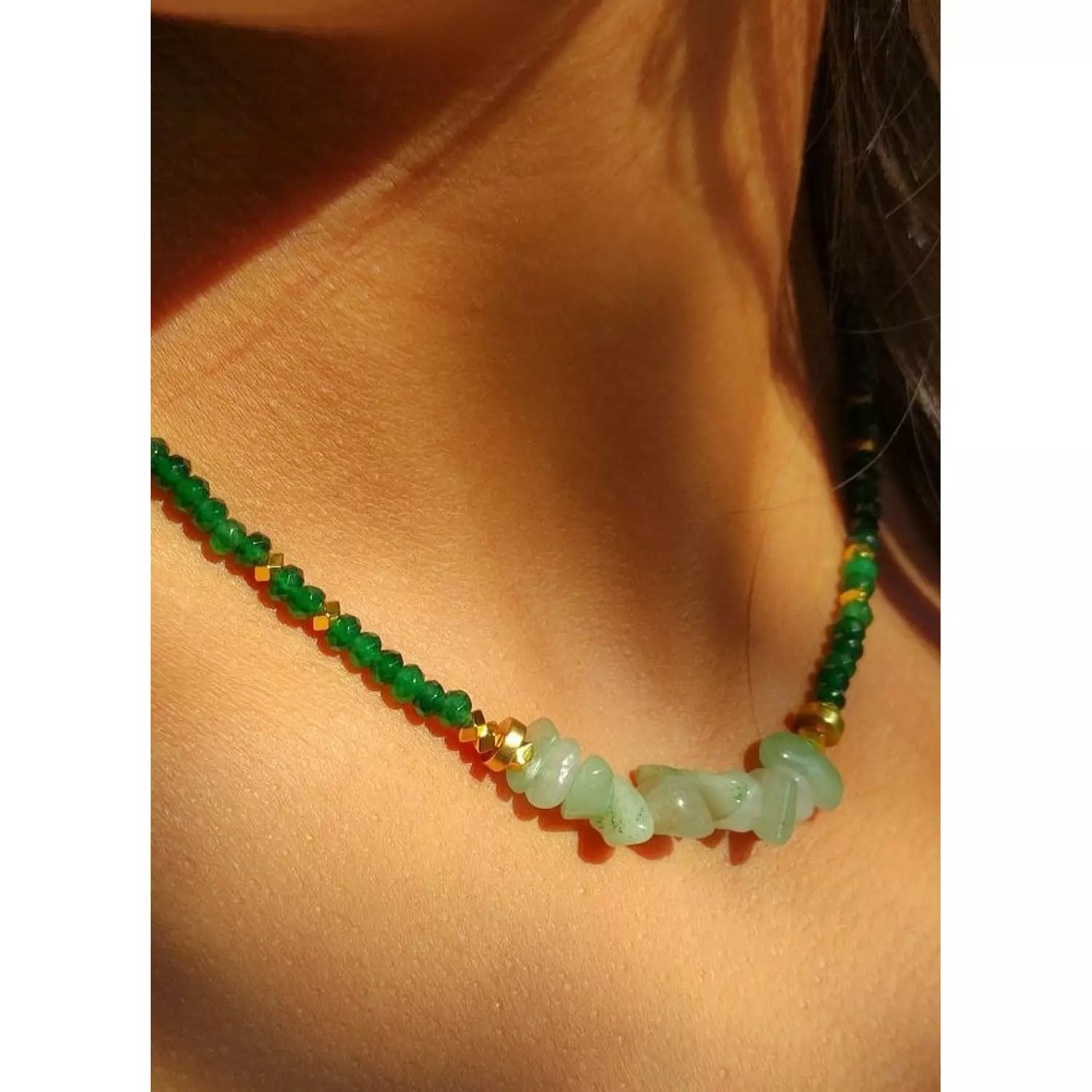 Emerald beads 1