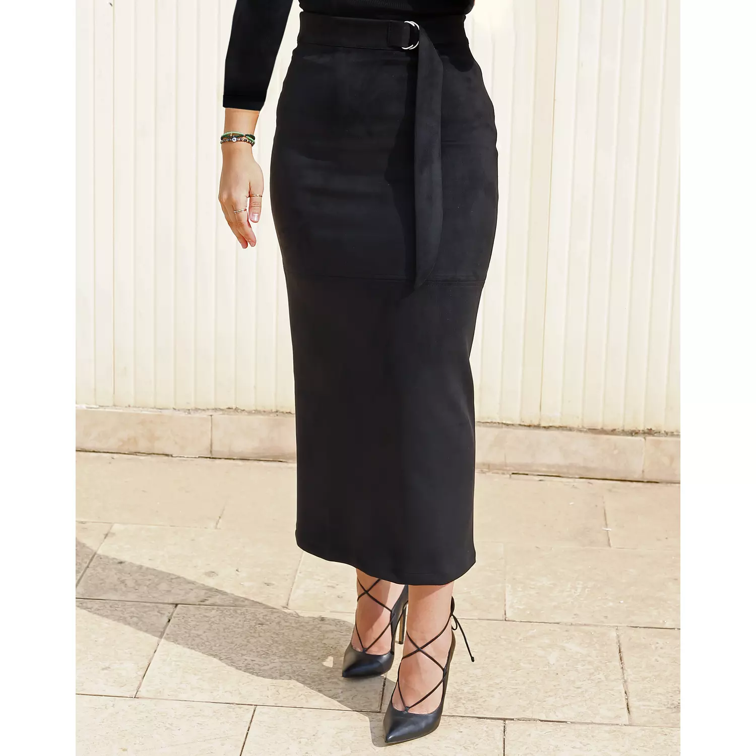 Embraced Skirt in Black hover image