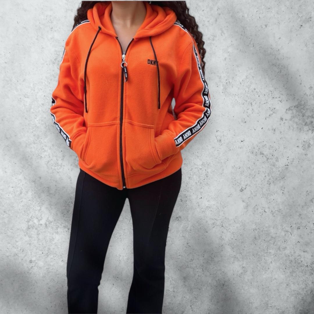 <p>Orange DKNY Jacket</p>