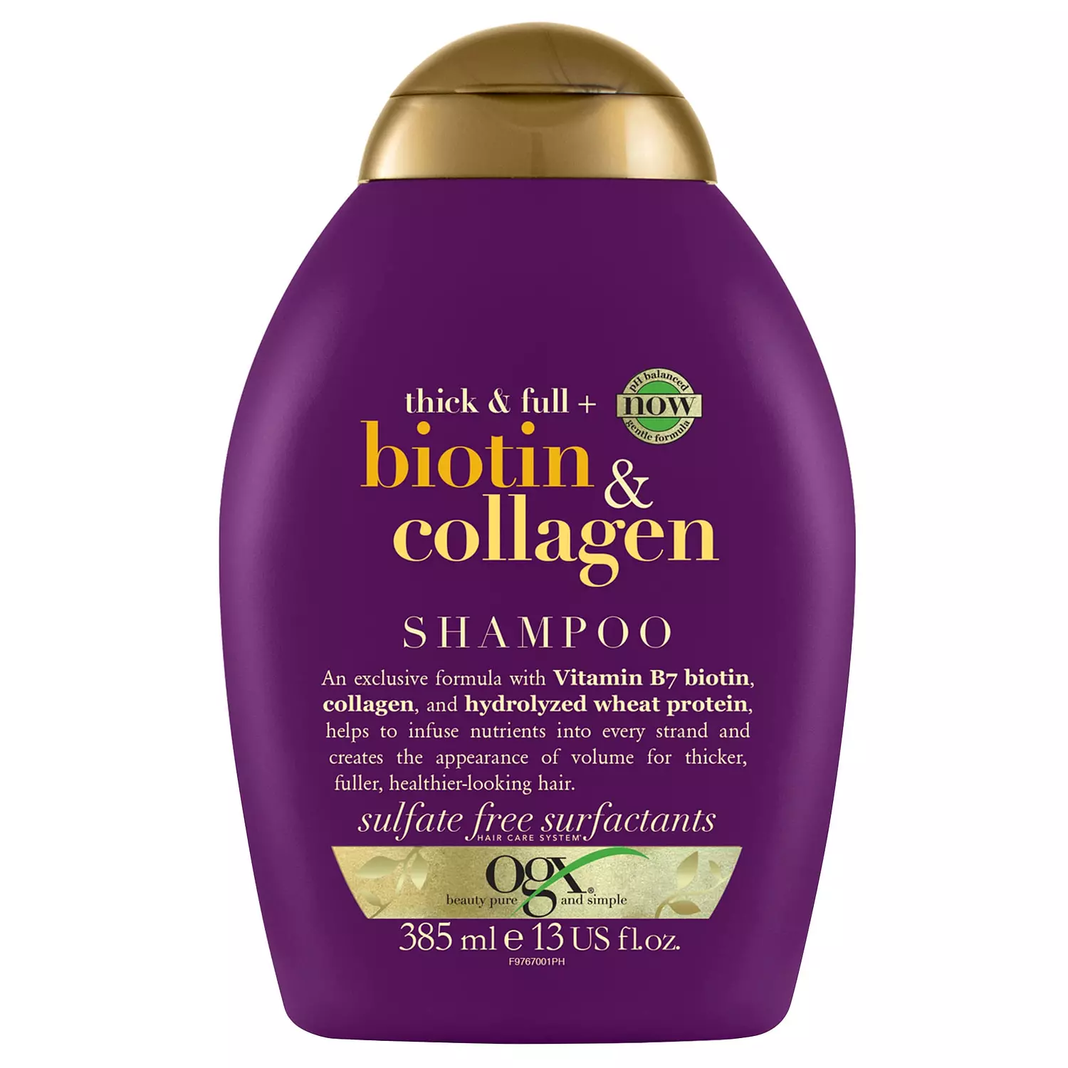 OGX Shampoo Thick & Full+ Biotin & Collagen New Gentle & PH Balanced Formula 385ml hover image