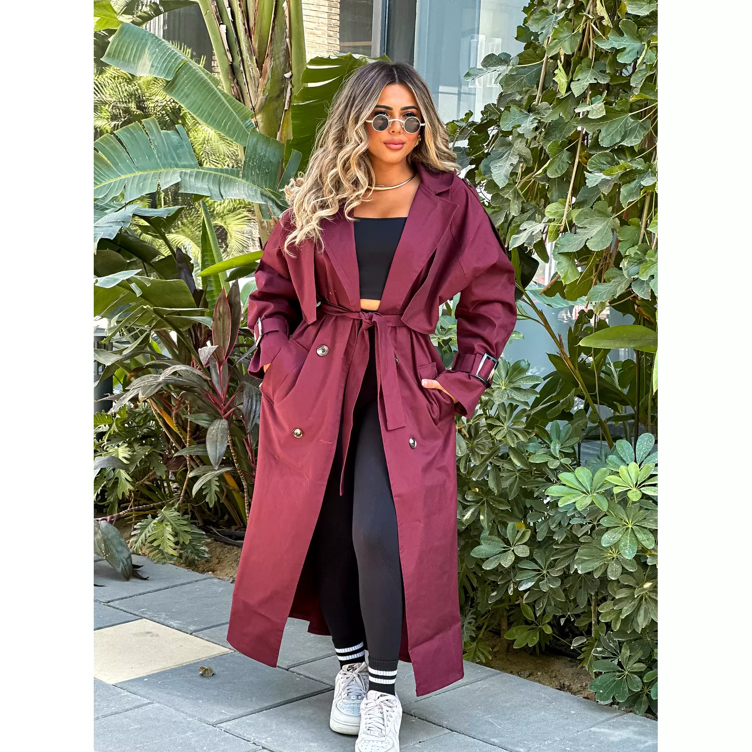 Trench coat burgundy-2nd-img