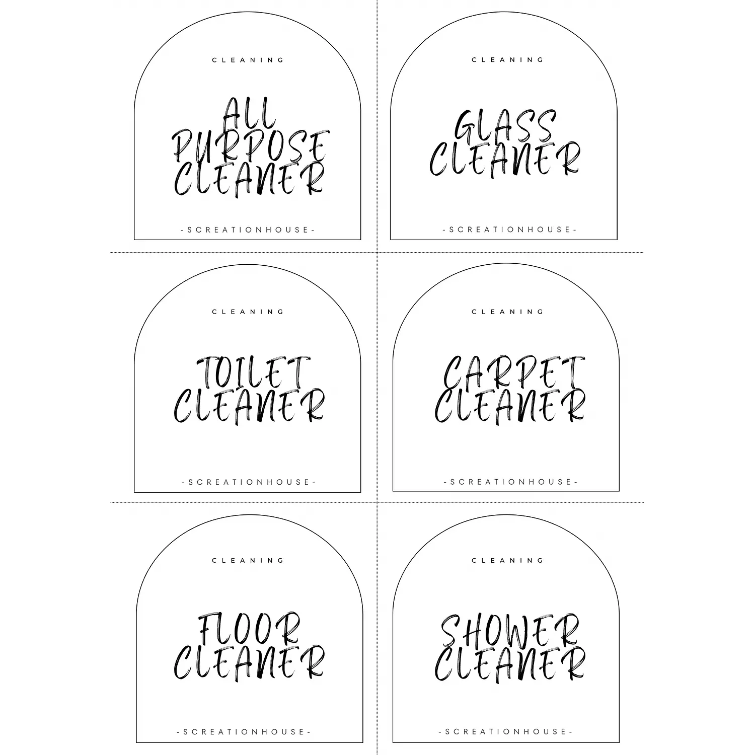 Plain cleaning sticker  hover image