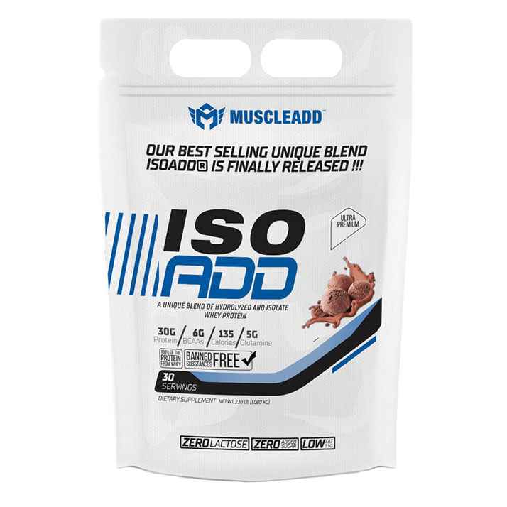 Muscle Add Iso Add-30Serv.-1080G.-Chocolate Ice Cream