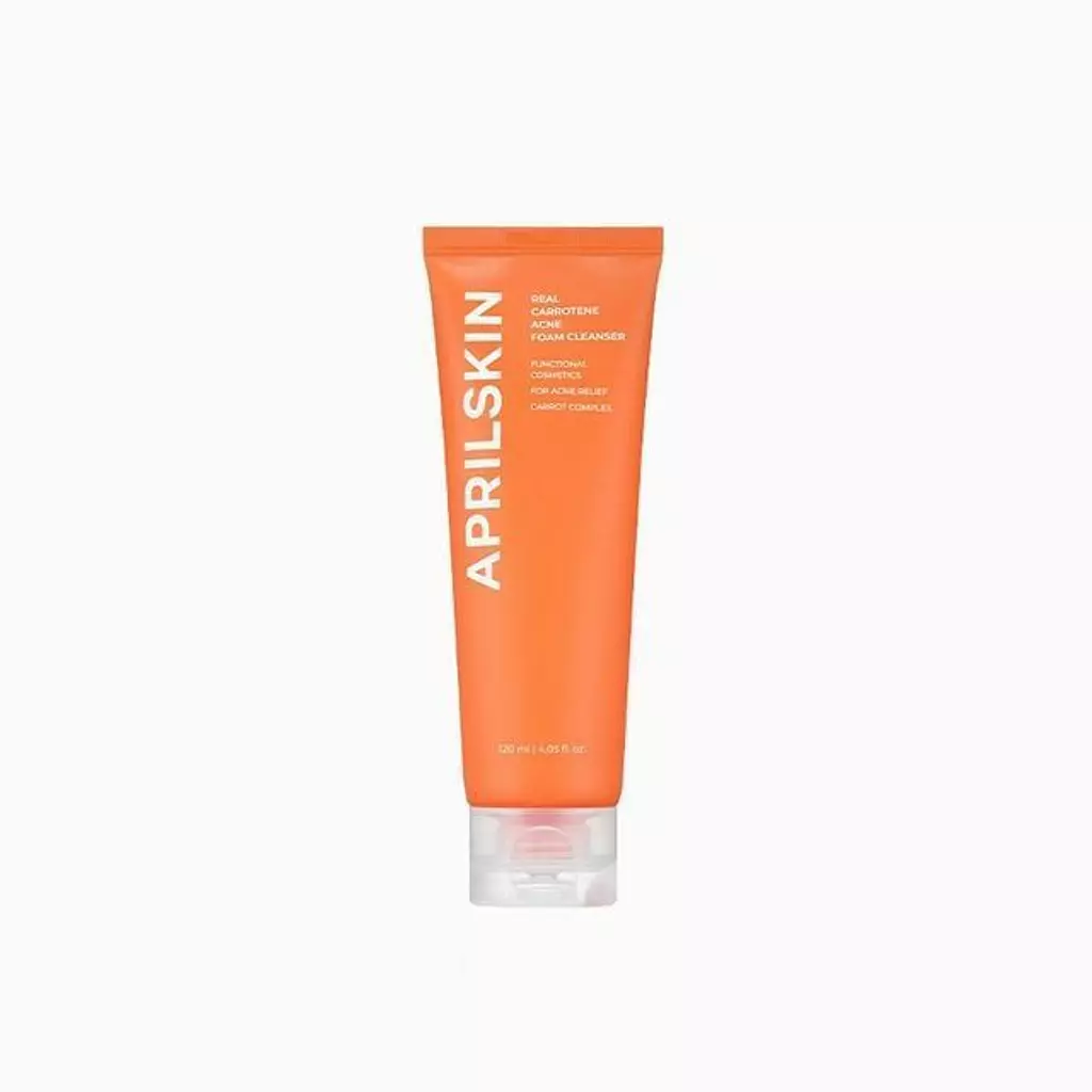 APRILSKIN - Real Carrotene Acne Foam Cleanser 120ml