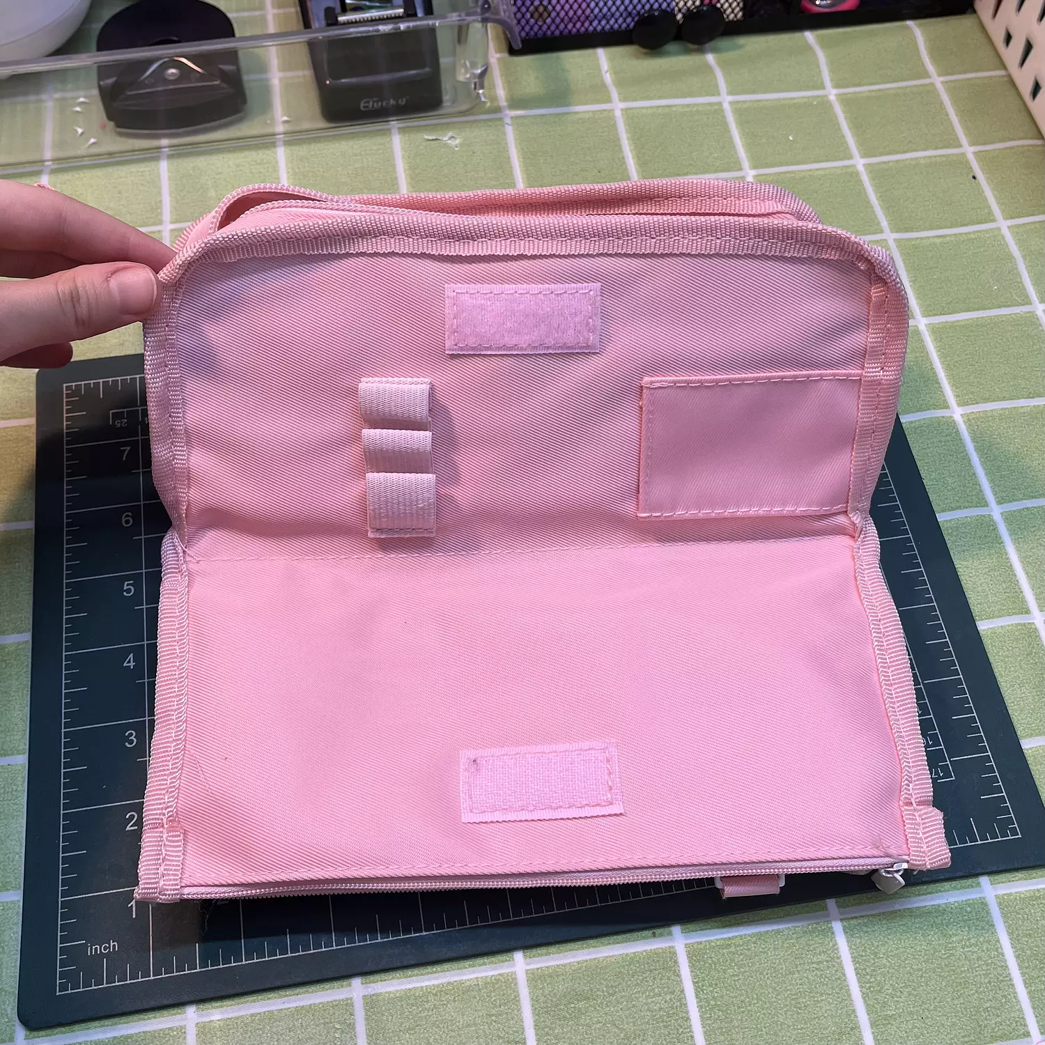 Pink pencil case 3